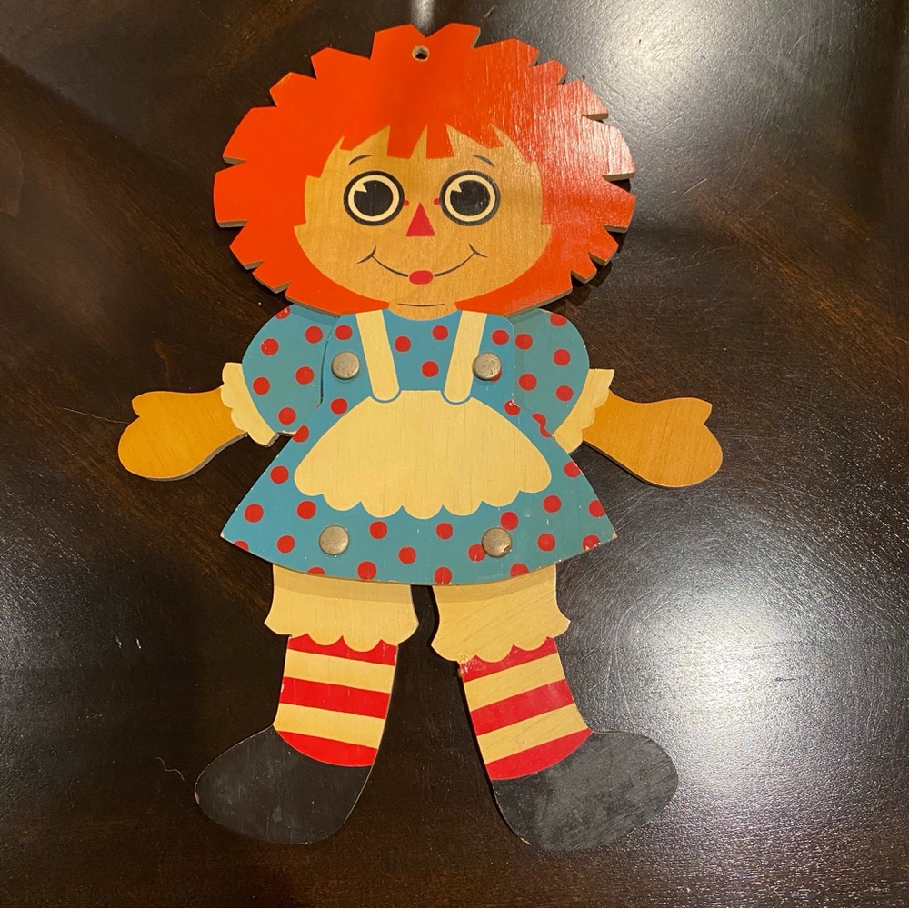 German Made Hellerkunst Raggedy Ann and Andy Marionettes